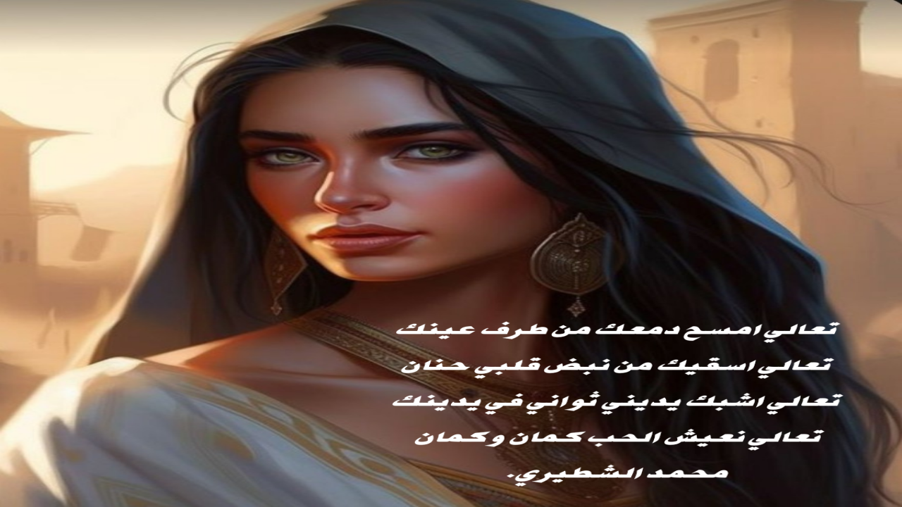 صور البطاقات الشعريةمحمد الشطيري.