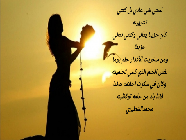 كنتي تشبهينه