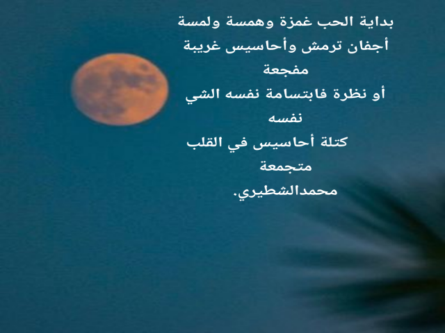 بداية الحب