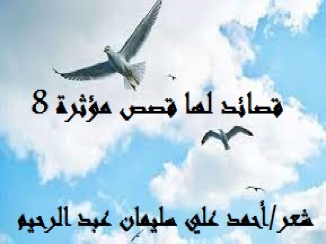 قصائد لها قصص مؤثرة  8