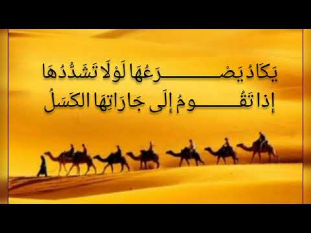 شرح قصيدة ودع هريرة للأعشى